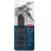 Derwent Graphic Pencils, Soft, Pack, 4 Count (39005)