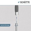 SCHÜTTE Vital Hand Shower with Non-Slip Handle, Shower Head with