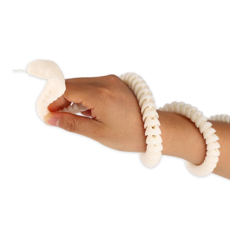 lasuroa 3D Printed Cobra Snake, 3D Printed Animals Flexible Crystal