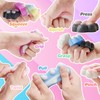 28pcs Taba Squishy Cat Paw Squeeze Toys, Handmade Mini Kawaii