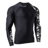 LAFROI Men's Long Sleeve UPF 50+ Baselayer Skins Performance Fit