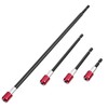 QWORK Drill Bit Extension Set - 4 Pcs Magnetic Drill