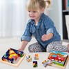 Wooden Cube Puzzle, 3D Picture Cube Puzzle Games, 6 in
