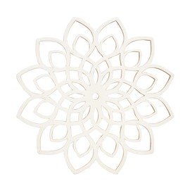 Tokyodo ZE009008-001 Bloomwood Plate, White, Φ7.7 inches (19.6 cm)