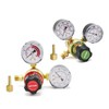 JZWELD Oxygen Acetylene Regulator Set, Welding Cutting Torch Regulators Oxygen