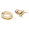 10 Sets/Pack Purse Lock Classic Style 2.1x2.7cm / 0.8x1.1in Replaceable