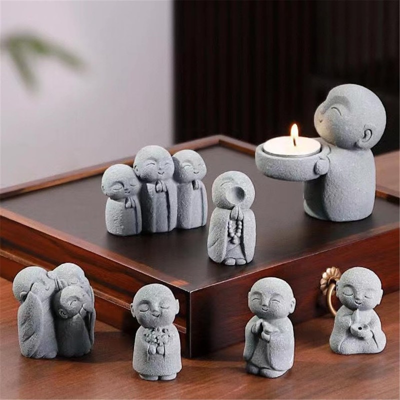 Jizo-san Osho Zen Meaning Cute Prayer Healing God Granite Religious