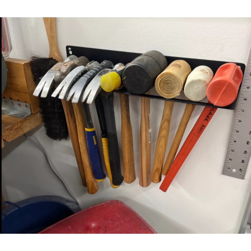 BlueGrass Fab Hammer and Mallet Rack Organizer v2