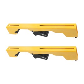 deawater 1SET N087371 DW7231 Miter saw workstation tool mounting bracket compatible with for DeWalt DWX724, DWX725, DWX725B DW723, 12 inch Blade Length, Retractable Clamps DW7231 DE7030 DE7025-XJ