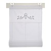 Kutti Roman Blind Eyelet Blind Kessy Crown Roman Curtain White