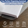 20 Pcs A6 Plastic Wallet, Small Clear Document Folders with