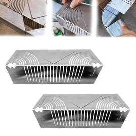 Stainless Steel Folding Ruler, Portable Multi Ruler, Measuring Tools, Folding Ruler, Multi-Measuring Ruler, Special Shaped Measurement, Movable Multi Ruler, Multifunctional Tool, Adjustable (20-65 mm