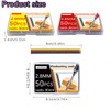 JOMPENS 50PCS 2.8 mm Pencil Refills,Carpenter Mark Lead Refill,High-Capacity 50-Pack