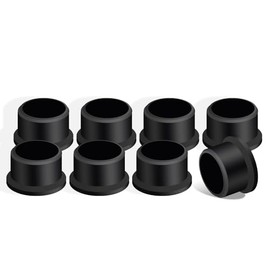 aiGear 8Pcs Hiking Standard Pole Tips Walking Sticks Rubber Tips for Trekking Pole Hiking Sticks Hiking Cane Black(RT08BK)