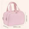 Large Capacity Fabric Cosmetic Travel Toiletry Organizer Lightweight Portable Four-Door