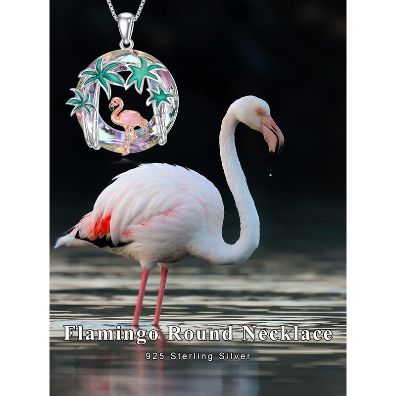 Midari Necklace, Sterling Silver, artificial crystal