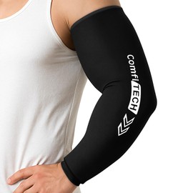 ComfiTECH Full Arm Ice Pack Wrap for Pitchers, Prolong Flexible Ice Sleeve for Tennis Elbow, Forearm, Wrist Discomforts, Golfers Arm, Shin Splints, Cold Pack for Throwing Recovery, Large