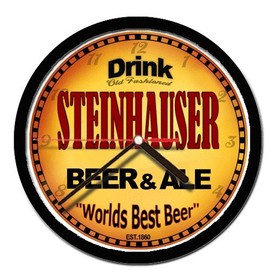 STEINHAUSER beer and ale cerveza wall clock