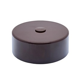 Junction Box Diameter 64 x 23 mm Including Mounting Accessories Surface-Mounted Box Canopy Brown