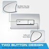 Excel Home Toilet Flush Button Replacement - Dual Button Toilet