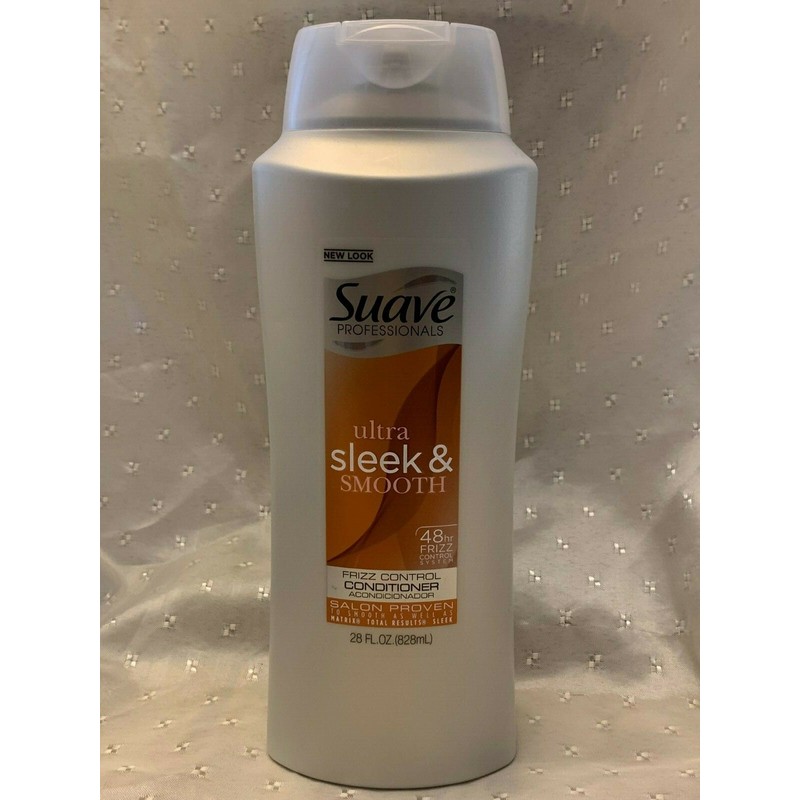 Suave Professionals 48 Hr Frizz Control Sleek Conditioner, 28 oz