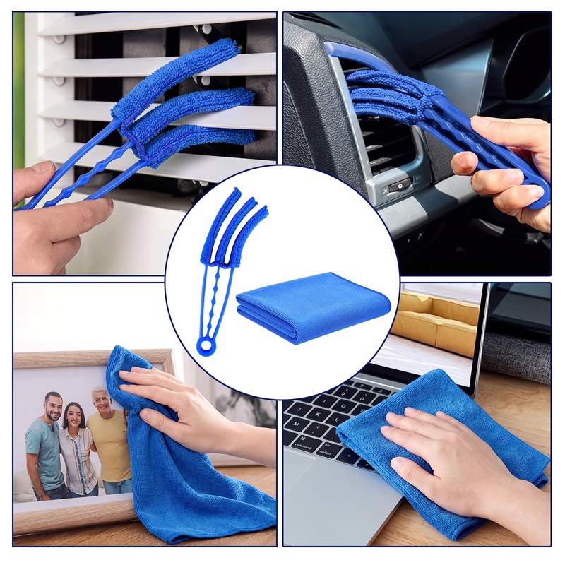 Yiyiring 8 Pcs Microfiber Duster Kit with 83 in Extension