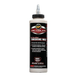 Meguiar's Professional DA Microfiber Finishing Wax D30116 - Pro Microfiber Wax That's Easy to Use and Removes Light Defect while Protecting, Ideal for Use with a DA Microfiber Finishing Disc, 16 Oz