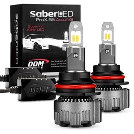 DDM Tuning Saber 55W Prox Accu/V2 LED Kit, 12500LM, 6000K, Pair, (9004 / 9007 Hi/Lo)