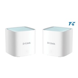 D-Link M15 AX1500 WiFi 6 Mesh Router 2-Pack | 4000 Sq Ft | AI | Parental Ctrl