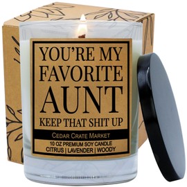 Aunt Gifts | Christmas Gifts for Aunt | Best Aunt Ever Gifts | Aunt Gifts from Niece Nephew | Happy Birthday Gifts Ideas for Aunt, Aunt Birthday Gift