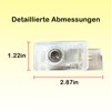 Lzmytsdklo 4Pcs Car Door LED Projector, Puddle Lights Door Lights
