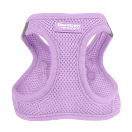 Downtown Pet Supply Step in Dog Harness for Medium Dogs - Adjustable, Escape Proof Dog Harness with Reflective Trim - All-Weather, Fast-Drying Padded Mesh Fabric - Lilac, M