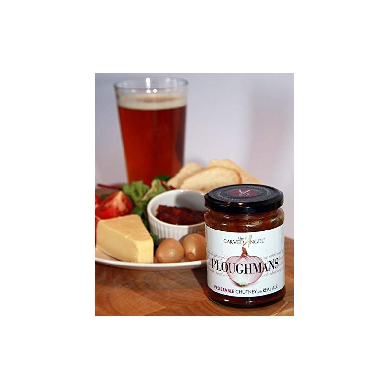 Carved Angel Ploughmans Vegetable Chutney with Real Ale, 320 g