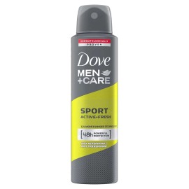 Dove 12 Pack Dove Men + Care Sport Active Fresh Antiperspirant Deodorant Spray, 150ml