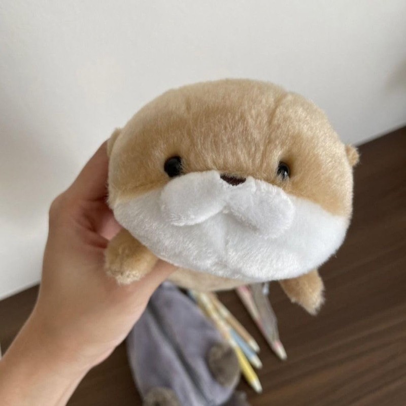 Stationery Bag Large Capacity High Quality? Plush Pen Box Portable