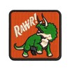 Triceratops Rawr Roar Dinosaur Multi-Color Embroidered Iron-On Patch Applique -