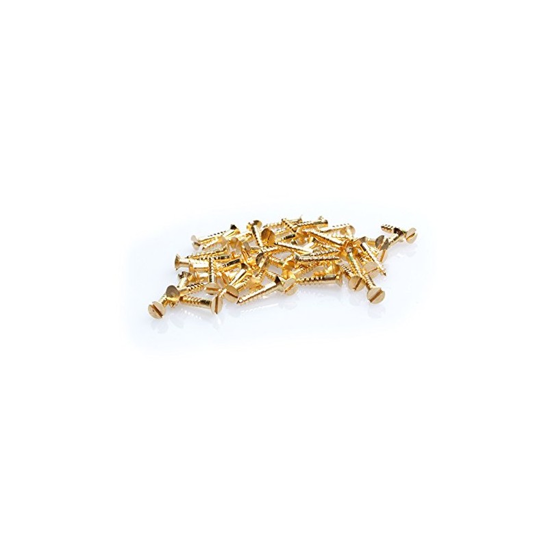 Pack of 100 Mini Wood Screws DIN 97 (Countersunk Head