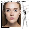 12PCS White Eyeliner Pencil Set,High Pigmented Smudge-Proof White Eye Liner