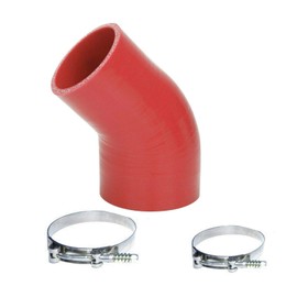 BLACKHORSE-RACING Heavy Duty Silicone Intercooler Boot Kit For 1994-2002 Ram 5.9L Diesel RED