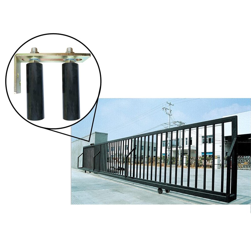 Mageway Universal Heavy Duty Slide Gate Guide Roller 6" Black