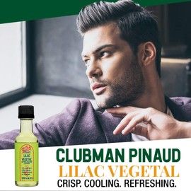 Clubman Lilac Vegetal After Shave Lotion, Instantly Cools, Tones, Refreshes The Skin After Shaving 1.7 fl. Oz x 2 packs