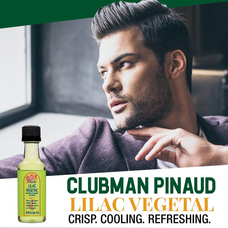 Clubman Lilac Vegetal After Shave Lotion, Instantly Cools, Tones, Refreshes