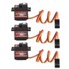 3Pcs RC Servo Lightweight High Torsion Fast Response RC Car