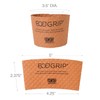 Eco-Products Ecogrip Hot Cup Sleeves - Renewable And Compostable, Fits