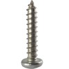 #10 x 3-1/2" Pan Head Sheet Metal Screws, Full Thread,