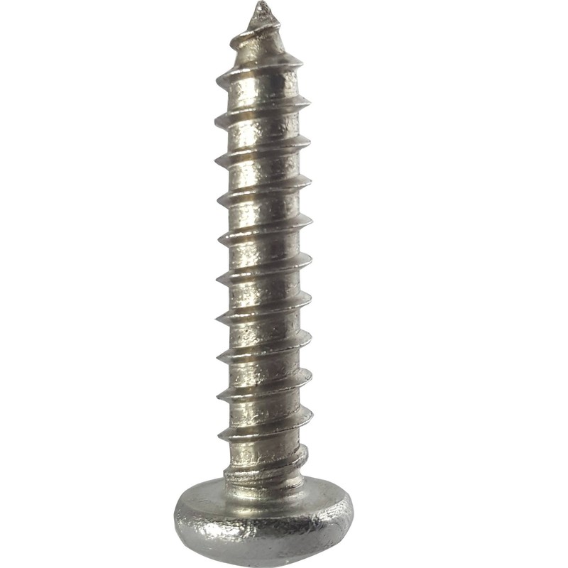 #10 x 3-1/2" Pan Head Sheet Metal Screws, Full Thread,