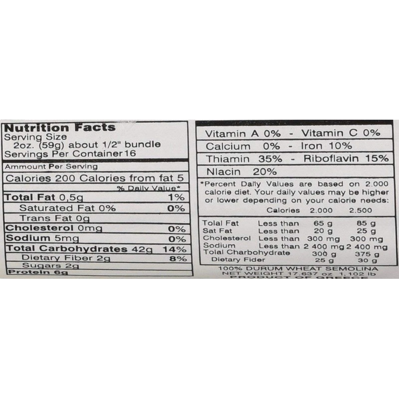 Misko #2 Greek Macaroni Pastitsio Pasta Noodles 500g (5 Pack)