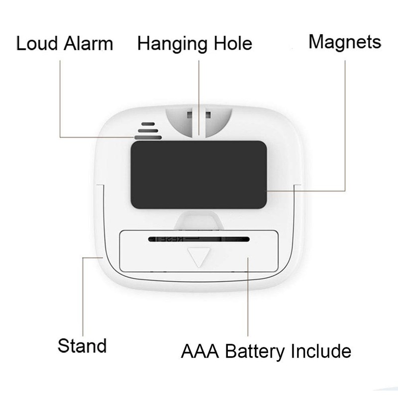 Kitchen Timer, INRIGOROUS Digital Kitchen Timer Magnetic Countdown Stopwatch Timer