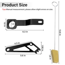 TESHITVLOG Engine Timing Repair Kit, Cam Phaser Holding Tool & Crankshaft Positioning Wrench Holder & Timing Chain Locking Wedge Tool Compatible for Ford 4.6L/5.4L 3V Engine