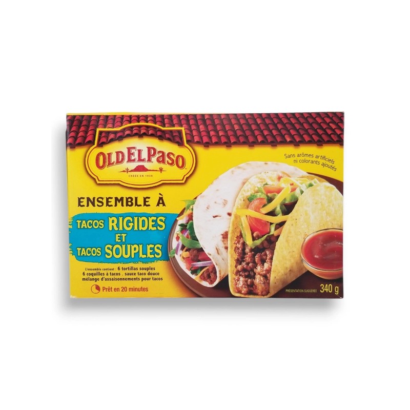 General Mills Old El Paso Hard and Soft Taco Kit,